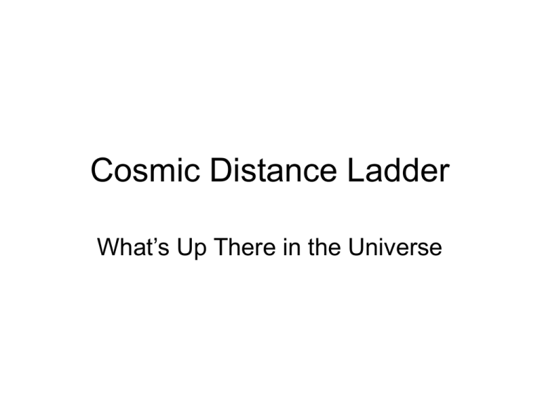 Cosmic Distance Ladder