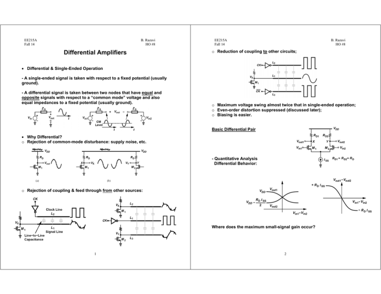 Differential Amplifiers