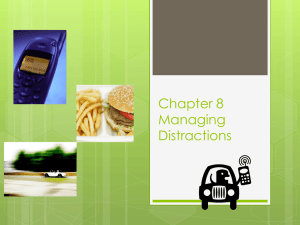 Managing Distractions: Driver Safety Presentation