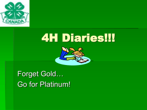 4-H Diary