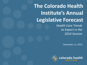 power point - Colorado Health Institute