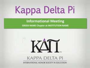 Informational Meeting PowerPoint