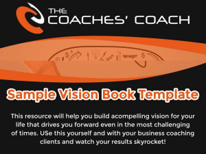 Vision Book Template: Goal Setting for Life Success