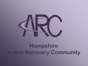 Hampshire Active Recovery Community Overview