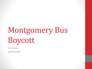 Montgomery Bus Boycott