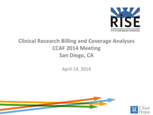 Clinical Research Billing Challenges and CMS Mandated Coverage