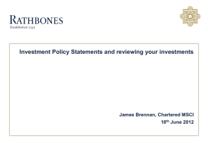 A trustee tool-kit for reviewing your investments and writing an