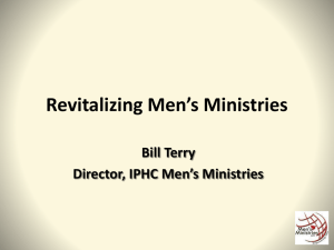 Revitalizing Men's Ministries: A Guide for Churches