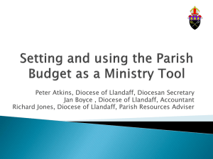 Setting a Parish Budget