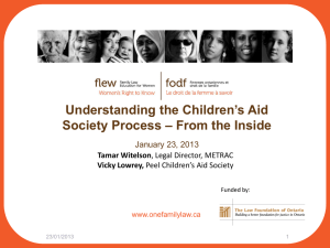 Child and Family Services Act