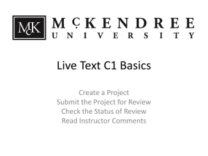 EDU 600 LiveText Basics PowerPoint (pptx format)
