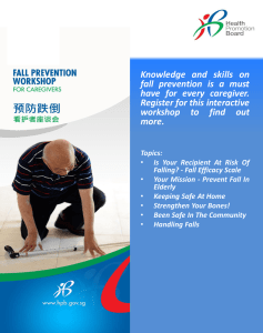 NEW! Fall Prevention For Caregivers (2 hour)