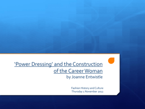 Power Dressing & Career Woman: Fashion & Identity