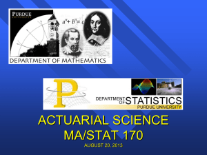 Program - Department of Mathematics, Purdue University
