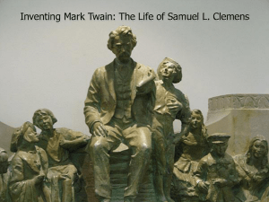 Samuel L. Clemens. Who was Mark Twain?