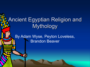 Ancient Egyptian Religion and Mythology