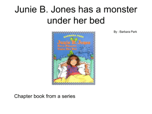 Junie B. Jones: Monster Under Bed - Book Excerpt