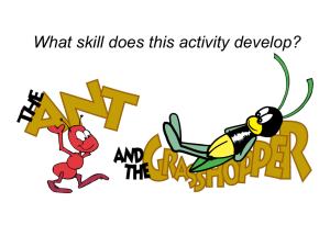 Ant and Grasshopper: Reading Comprehension Worksheet