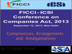 Where a compromise/ arrangement is proposed