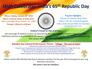 IAVA Celebrates India`s 65th Republic Day