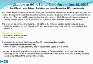 here - Home Gateway Initiative