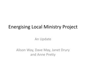 Energising Local Ministry