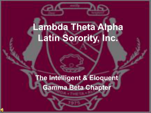 Lambda Theta Alpha Latin Sorority, Inc.