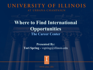 Power Point - Illinois International