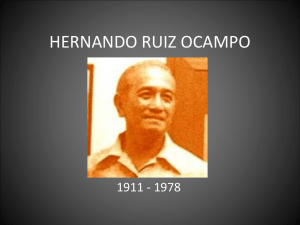 Hernando Ruiz Ocampo: Life and Art