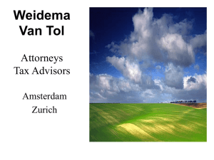 Weidema Van Tol Attorneys Tax Advisors