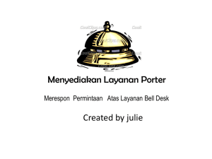 Menyediakan Layanan Porter