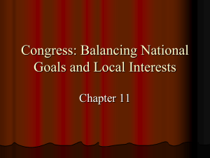Ch 11 Congress PowerPoint