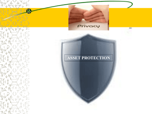 ASSET PROTECTION