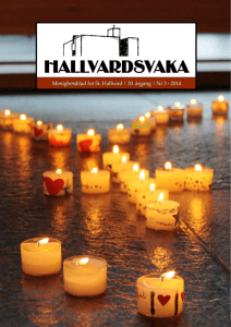 St. Hallvard Menighetsblad - Mars 2014