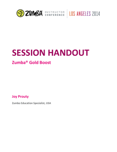 zumba-gold-boost-joy-prouty - Zumba fitness met Racquel te