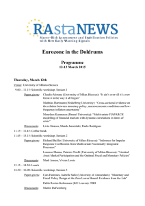 Eurozone in the Doldrums - Università degli Studi di Milano