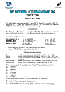 5th International TROPHY C
