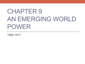US Imperialism: 1890-1917 - Spanish-American War & East Asia