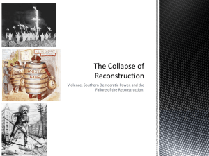 The Collapse of Reconstruction