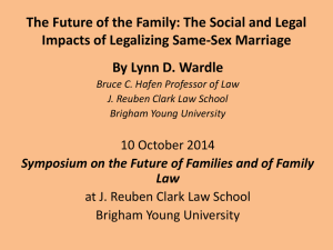 The Social and Legal Impacts of Legalizing Same