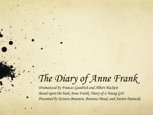The Diary of Anne Frank: Play Summary & Analysis