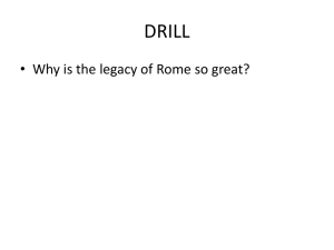 Roman Innovations: Legacy, Law, and Top Inventions