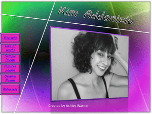 Kim Addonizio: Biography, Poems, and Analysis
