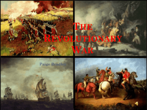 The Revolutionary War