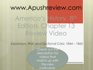 America`s History Chapter 13