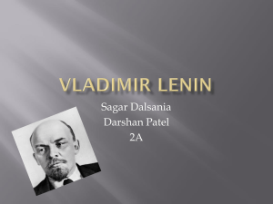 Vladimir Lenin Biography