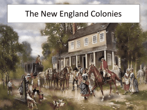 The New England Colonies