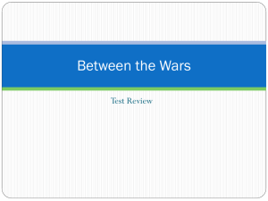Between the Wars