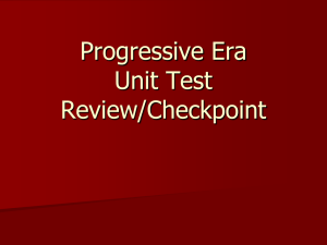 Progressive Era Review