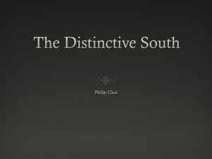 The Distinctive South